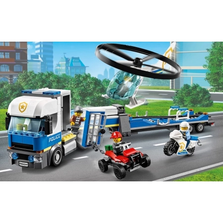 Klocki LEGO City 60244 Laweta helikoptera policyjnego 5+